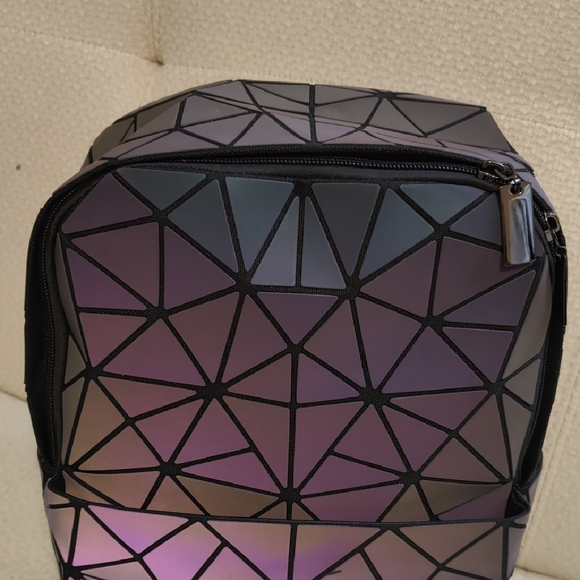 Geometric Holographic Backpack - Picture 3 of 10